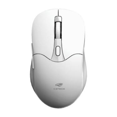 Imagem de Mouse Sem Fio Recarregável C3tech M-bt60wh Branco