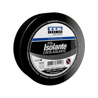 Imagem de Fita Isolante Uso Geral 19mmx20m Tekbond - Pct - 10