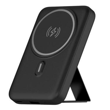 Imagem de Carregador Portátil por Indução Geonav 10.000 mAh Compatível com MagSa