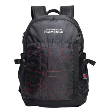 Imagem de Mochila De Costas escolar esporte Flamengo Grande 16372 Oficial-Unissex