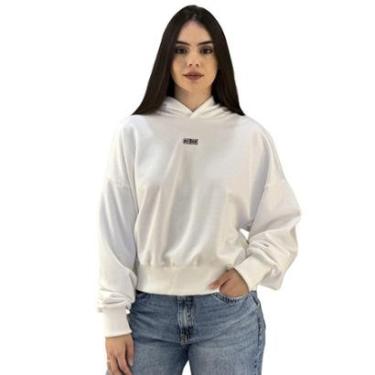 Imagem de Blusão Moletom Feminino Comfort Com Capuz Colcci-Feminino