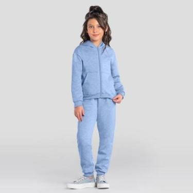 Imagem de Calça jogger infantil menina em moletinho Brandili-Feminino