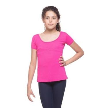 Imagem de Camiseta Infantil Juvenil Menina Básica Dry Best Fit-Feminino