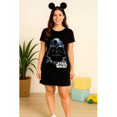 Imagem de Vestido adulto Star Wars - Andara Moda Pais e Filhos, M adulto