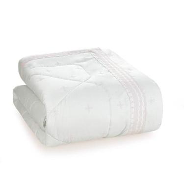 Imagem de Edredom Cordati Casal Infantil 200 fios 220x250 Trussardi Branco Soft 