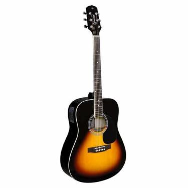 Imagem de Violao giannini gd-1 eq vsb-s folk full vintage sunburst satin