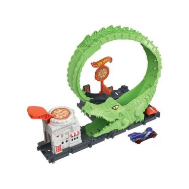 Imagem de Hot Wheels Pista City Ataque do Crocodilo HKX39 - Mattel