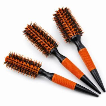 Imagem de Kit 3 Escovas Térmicas de Cerâmica Profissionais Prime com Cerdas De J
