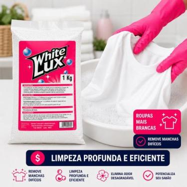 Imagem de Percabonato de Sódio Alvejante Whitelux 1kg Tira Manchas Sem Cloro, Ro