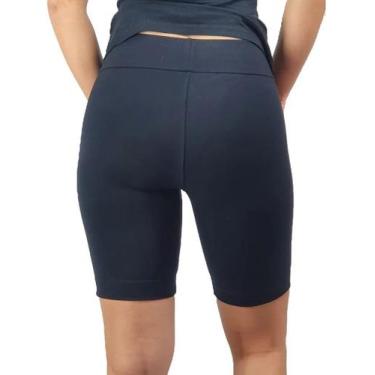 Imagem de Bermuda Feminina K2b Original Fit Tecido Grosso Cintura Alta, Cinza, G