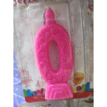 Imagem de Vela aniversário n0 Rosa - Bello Festas 