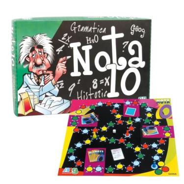 Imagem de Jogo Nota 10 - Perguntas e Respostas - 180 cartas - NIG
