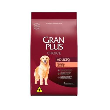 Imagem de Ração para Cães Adultos sabor Frango e Carne - Gran plus