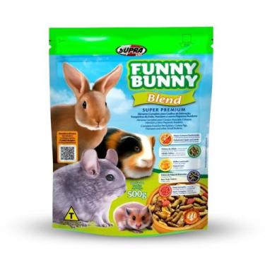Imagem de Funny Bunny Blend 500g Supra - Ração para Coelhos, Porquinhos-da-Índia