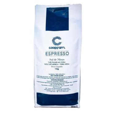 Imagem de Café Espresso Torrado em Grãos Coopfam 1kg
