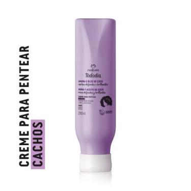 Imagem de Creme Para Pentear Cachos Tododia Amora E Óleo De Coco 280ml - NATURA