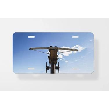 Imagem de Armas de Cerco Medieval, Besteiras, Onagers, Catapultas e Batter 2 Tampas para Placa de Licença - Capa para Placa de Carro - Capa de Moldura para Placa de Licença 15 x 30 cm