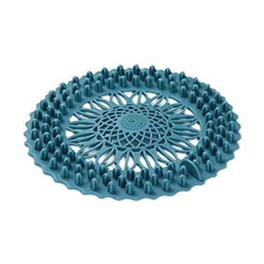 Imagem de Peneira para banheiro Tela de filtro para pia de cozinha Lavat¨®rio de cozinha Ch?o Tampa de drenagem de cabelo Filtro de piso Ralo de res¨ªduos Peneira de pia, azul marinho