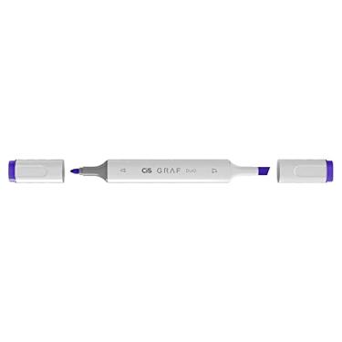 Imagem de CiS, Marcador Permanente CiS Graf Duo duas pontas, cor Lavender 93 - 1 unidade