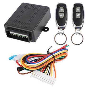 Imagem de X AUTOHAUX Kit de controle remoto universal para carro sistema de entrada sem chave - DC 12V apenas