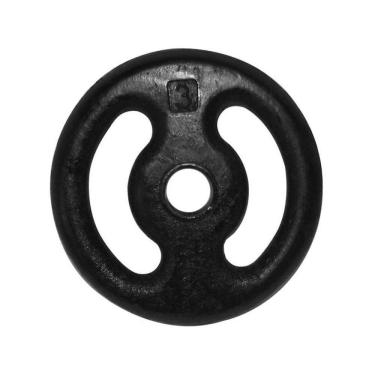 Imagem de Anilha Ferro Fundido Pintada Fitness Academia 3Kg