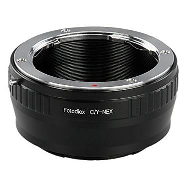 Imagem de Adaptador de montagem de lente Fotodiox compatível com lentes Contax/Yashica para câmeras Sony E-Mount