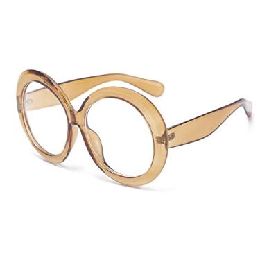 Imagem de Óculos de sol redondos unissex grandes femininos moda retrô para condução óculos de luxo masculino designer verde preto uv400, c11, outros