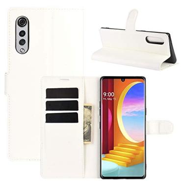 Imagem de For LG Velvet Litchi Texture Horizontal Flip Protective Case with Holder & Card Slots & Wallet