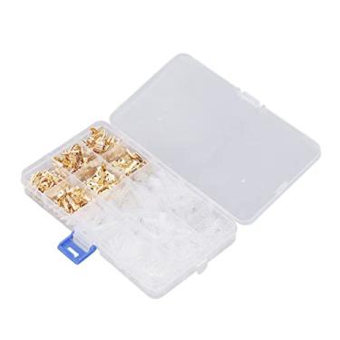 Imagem de 480PCS Lâmina Terminal de Contatos de Estanho Banhado a Cobre Dourado Conector de Cabo Terminal