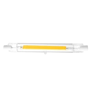 Imagem de Generic Lâmpada COB de Tubo 118 Mm J118 LED R7S, Cerâmica de Substituição de Holofote de Halogênio Regulável 3000 K Lâmpada de
