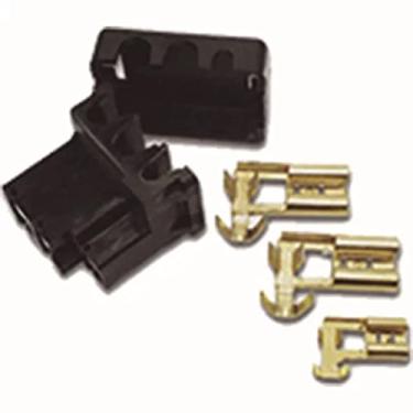 Imagem de Conector Plug Alternador 3 Vias Com Terminais Gol Santana Compatível Aplica Se Terminais ETE7035 ETE7026 Chicotes ETE7634 ETE7635