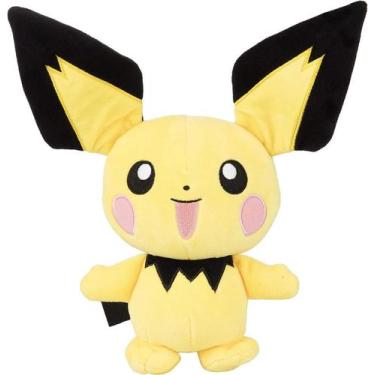 Brinquedo Boneco de Pelúcia Pokemon Pikachu 18 Centimetros no Shoptime