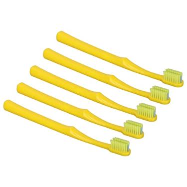 Imagem de Escova de dentes clássica, 5 peças de escova interdental para quarto (amarelo)