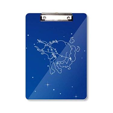 Imagem de Star Universe Taurus Padrão Constelação Prancheta Pasta Bloco de Escrita Placa de Apoio A4