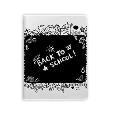 Imagem de Caderno de Caderno com silhueta de estilo escolar de grafite da Blackboard