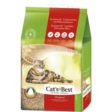 Imagem de Granulado Ecológico Cat's Best Original para Gatos - 8,6 Kg