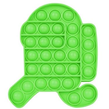 Imagem de Brinquedo sensorial Push Pop It Bubble Fidget para alívio de estresse da família entre nós (entre nós, verde)