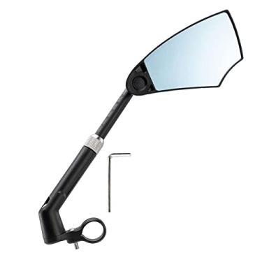 Imagem de Vaveren Espelhos retrovisores de bicicleta, refletor de 20-23 mm espelhos de ciclismo espelhos de bicicleta para bicicleta elétrica adulto motocicleta, Direito