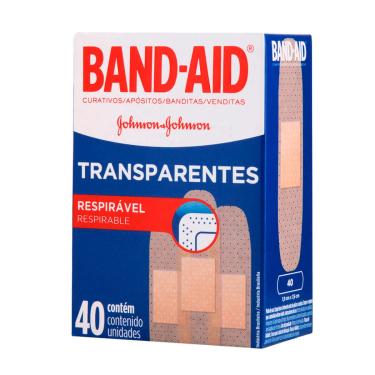 Imagem de Curativos Transparentes Band-Aid 40 Unidades