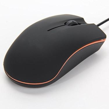 Imagem de Mouse Com Cabo Óptico Lehmox Ergonômico 1000dpi com fio para empresa, notebook, pc (Preto)