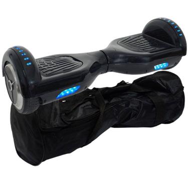 Imagem de Overboard Skate Elétrico 2 Rodas 6,5 Polegadas Bluetooth Importway BW-009 Bateria Bolsa Led