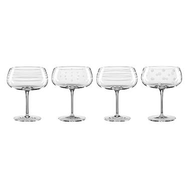 Imagem de Oneida Copos de coquetel Mingle, conjunto de 4, 4 unidades, transparente