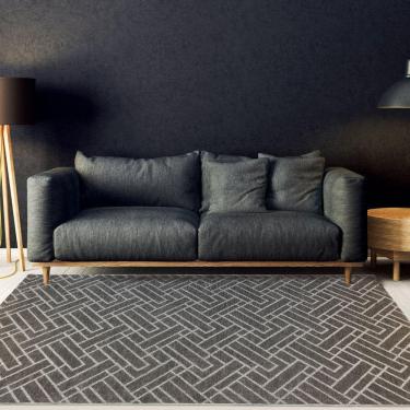 Imagem de Tapete 1,40 x 2,00 Montage São João Cinza