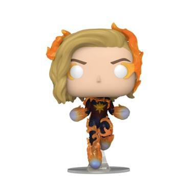 Imagem de Pop! Marvel Collector Corps Exclusive The Marvels Captain Marvel #1265 w/Free Acrylic CASE