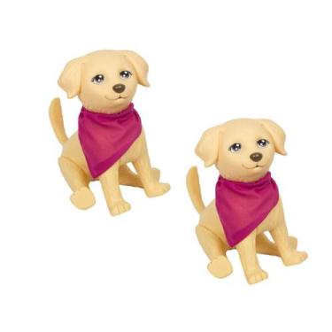 Imagem de Kit 2 Cachorrinhos Pet Da Barbie Veterinária Com Acessórios - Pupee Br