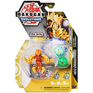Imagem de Bakugan Evolutions 2022 Platinum Power-Up Aurelus Neo Dragonoid with Nano Fury and Lancer