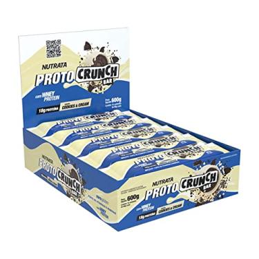 Imagem de Proto Crunch Bar 600G (10 Unid. De 60G) - Cookies and Cream - Nutrata