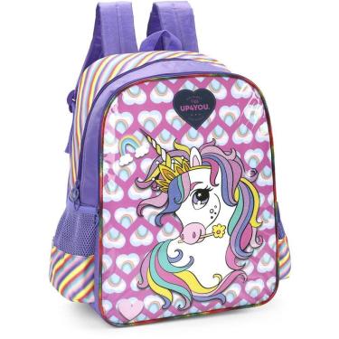 Imagem de Mochila de Costas Luxcel Up4You Unicórnio Colorido