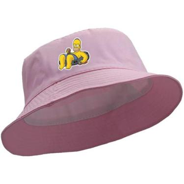 Imagem de Boné Chapéu Unissex Cata Ovo Homer Simpsons Mó Paz Bucket Hat New Cap