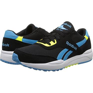 Imagem de Reebok Royal Chase Sapato clássico masculino, Preto/azul/amarelo/branco/azul-real universitário, 12